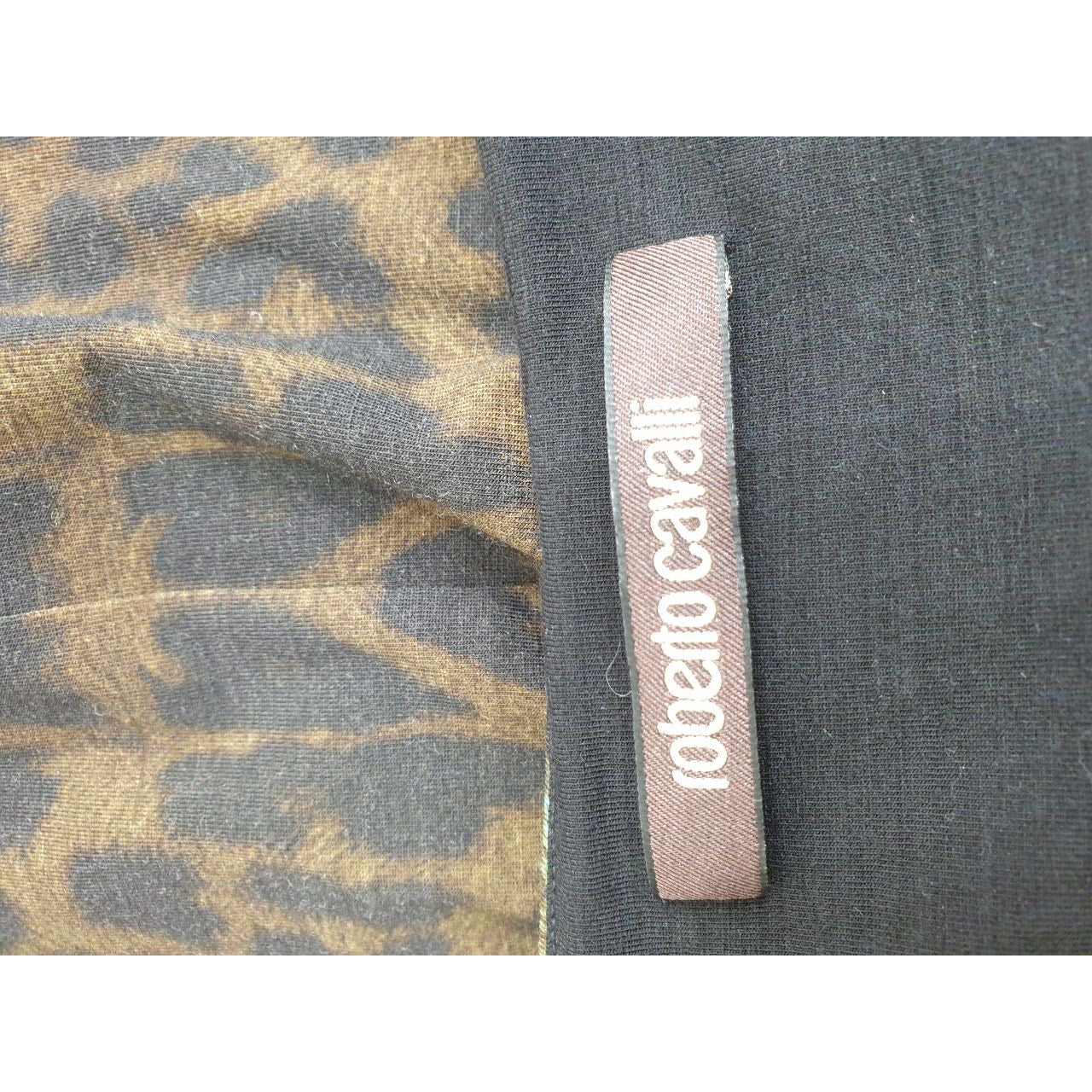 Roberto Cavalli Leopard Print Dress - Size 44 (US 8) Pre-owned
