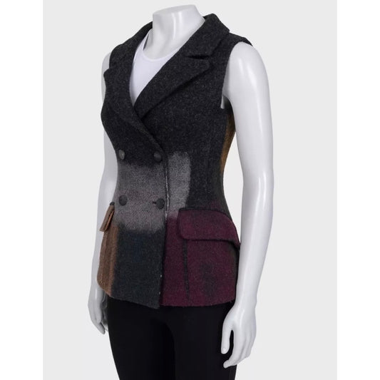 Christian Dior Wool Fitted Vest - Sz/36 Pre-owned