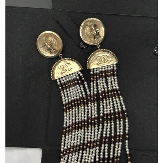 NWOT Chanel Pre-Fall 2019 Pearl Drop Earrings Pre-owned
