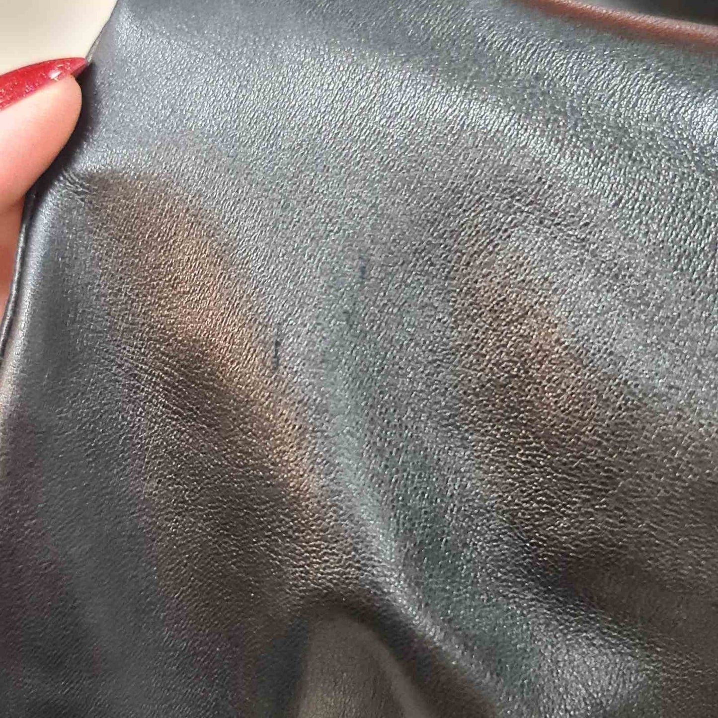 Tom Ford Black Leather Leggins Pants Sz.40 pre-owned