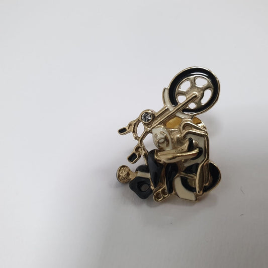Chanel Coco Motorcycle Spring 2010 Collection Brooch  Pre-owned