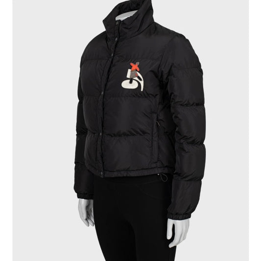 Prada Black Ski Jacket with Patches M / IT42 pre-owned
