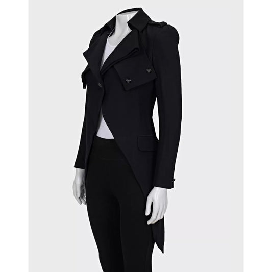 Alexander McQueen Black Tailored Jacket Voluminous Shoulders Pre-owned