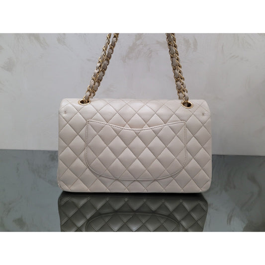 Chanel Medium Ivory Double Flap Bag Pre-owned