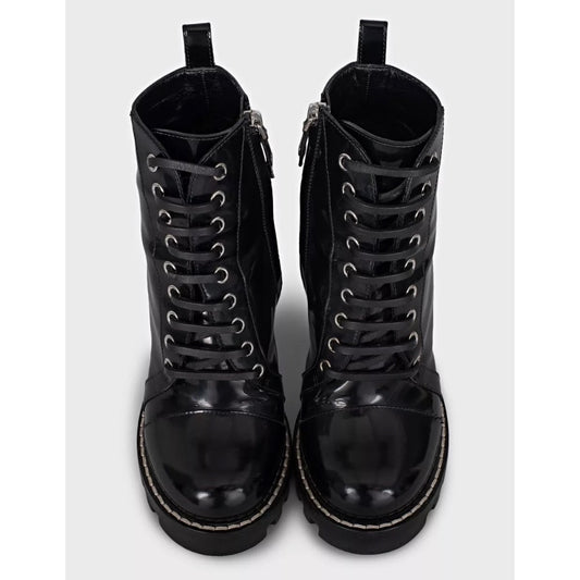 Louis Vuitton Star Trail Black Leather Ankle Boots Sz 37.5 Pre-owned