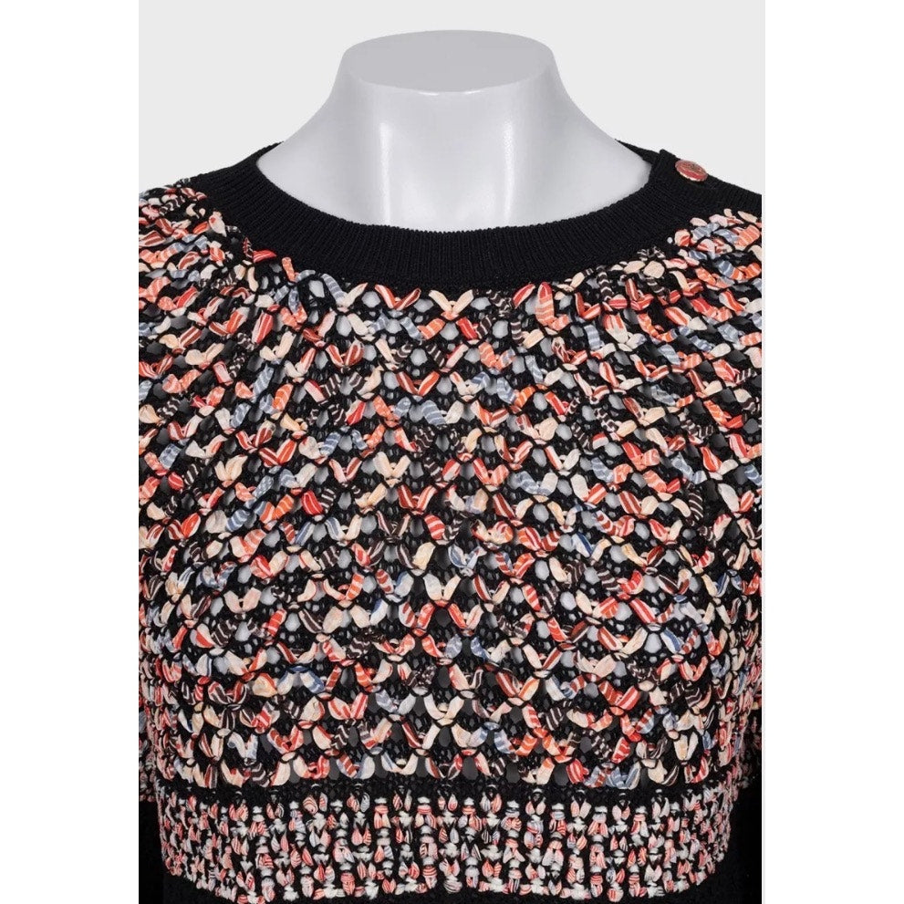 Chanel Loose-Fit Cotton Silk Jumper - FR40 / L Pre-owned