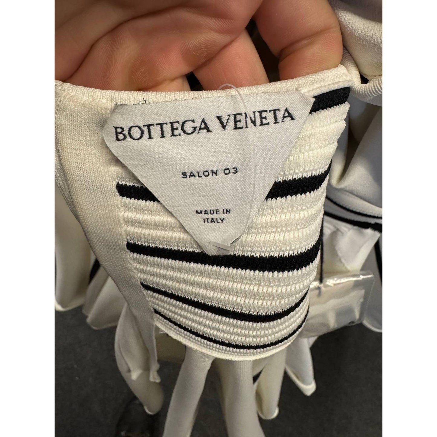 Bottega Veneta Chic Striped Fitted Dress Sz.XS Pre-owned