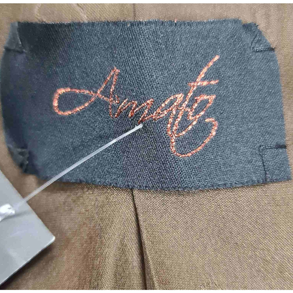 Amato Sable Fur Sleeveless Coat Jacket Size Small (42) Pre-owned