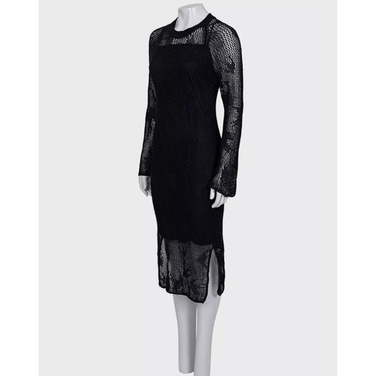 Alexander McQueen McQ Knitted Linen Dress - Size S Pre-owned
