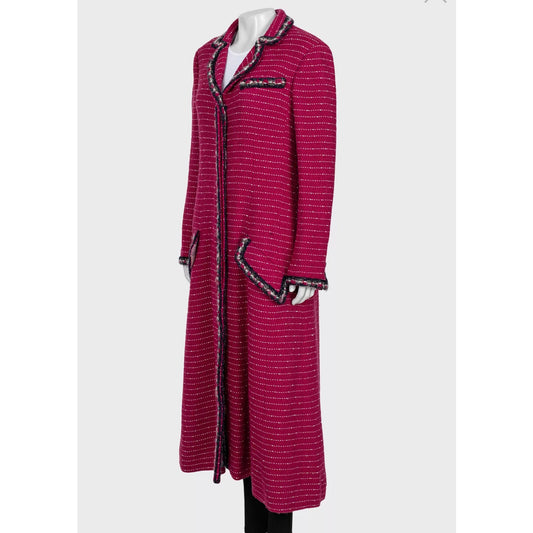 Chanel 2012 Tweed Coat Size FR44 Pre-owned