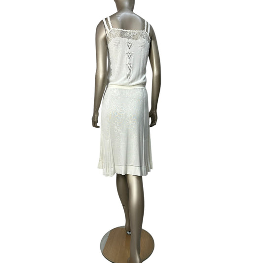 Chanel Lace-trimmed Slip Dress  Sz.38 Pre-owned