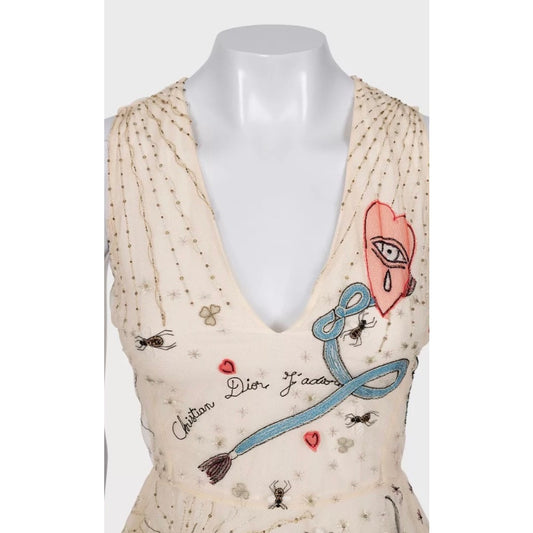Christian Dior SS17 'La Roue de la Fortune' Dress sz.S pre-owned