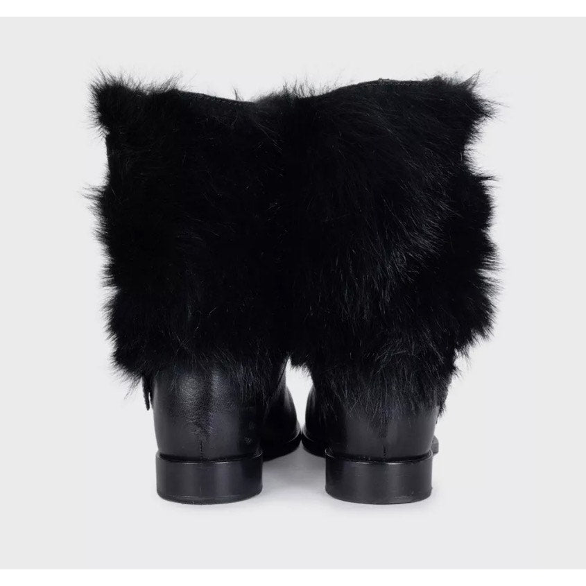 Prada Black Leather Boots - EU 39.5 Pre-owned