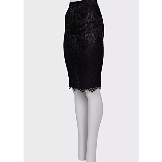 Dolce & Gabbana Black Lace Skirt Sz.XXS Pre-owned