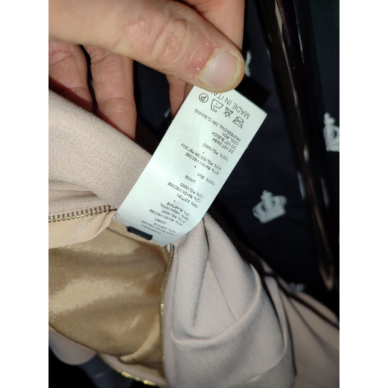 Gucci Gold Stripe Dress Size XS Pre-owned