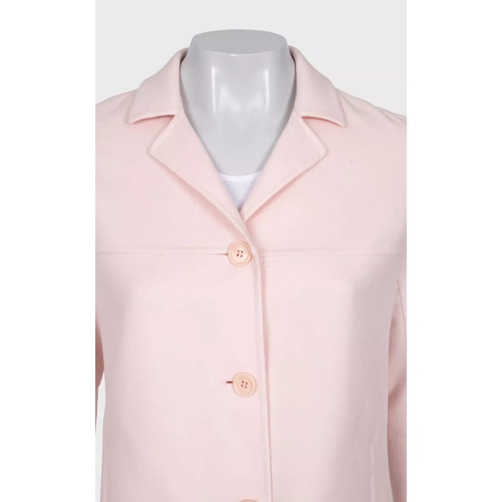 Loro Piana Pink Cashmere Zip/Button Jacket - Size S