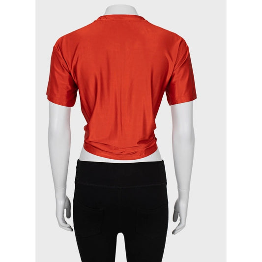 Paco Rabanne Orange Viscose Top - Size XS Pre-owned