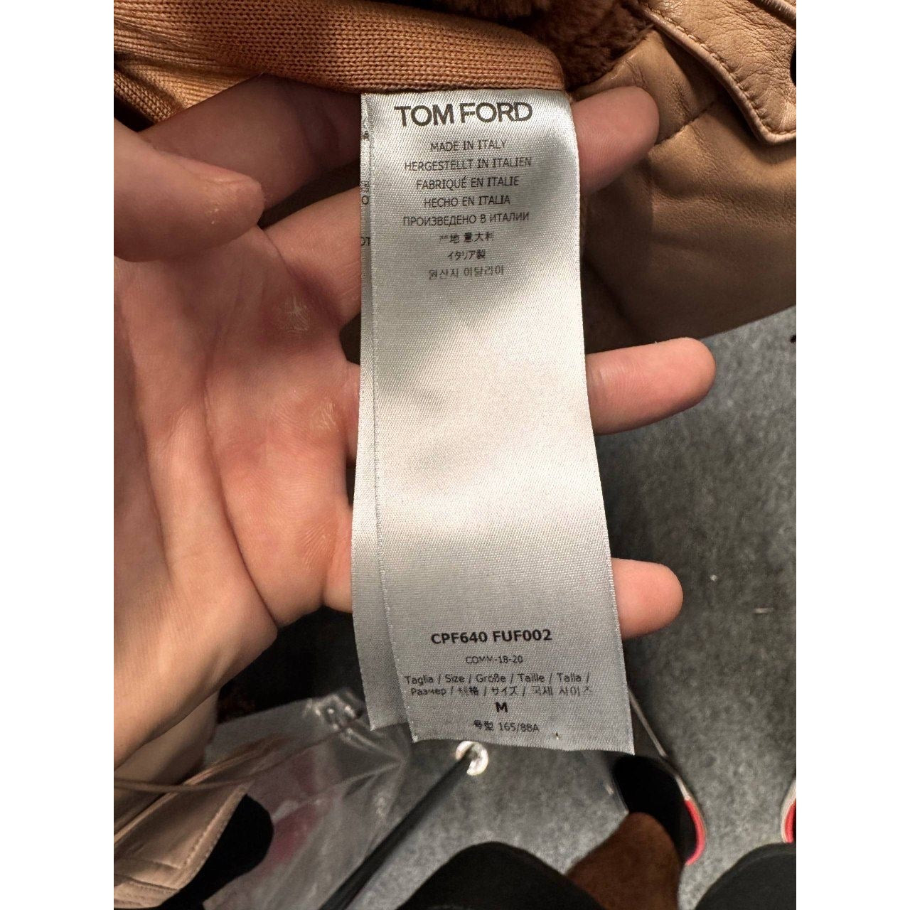 Tom Ford Pink Faux Fur Oversized Puffer Coat Sz. M Pre-owned