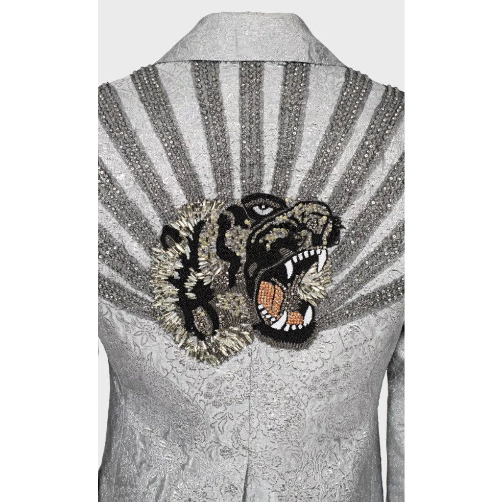 Gucci Embellished Brocade Tuxedo Blazer - Size IT42 (M) pre-wned