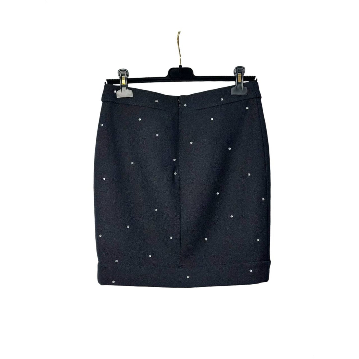 Chanel Mini Crystal Embellishment Skirt Sz.38 Pre-owned