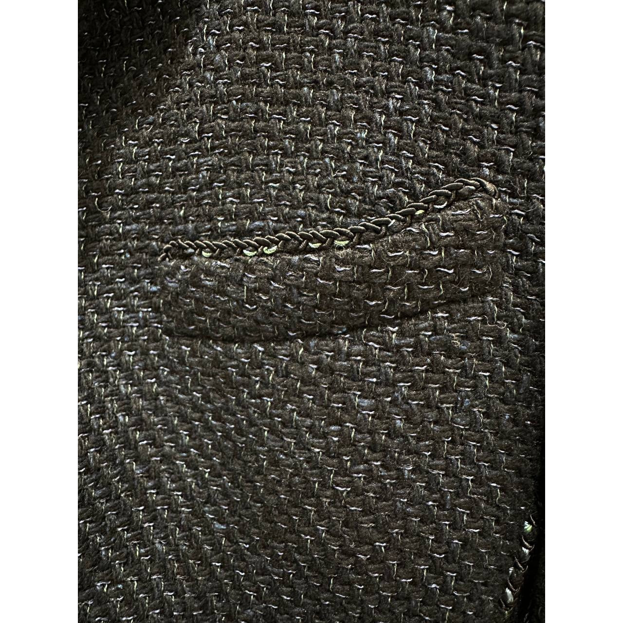 Chanel Sculptured Tweed Jacket - Size 36 Pre-owned