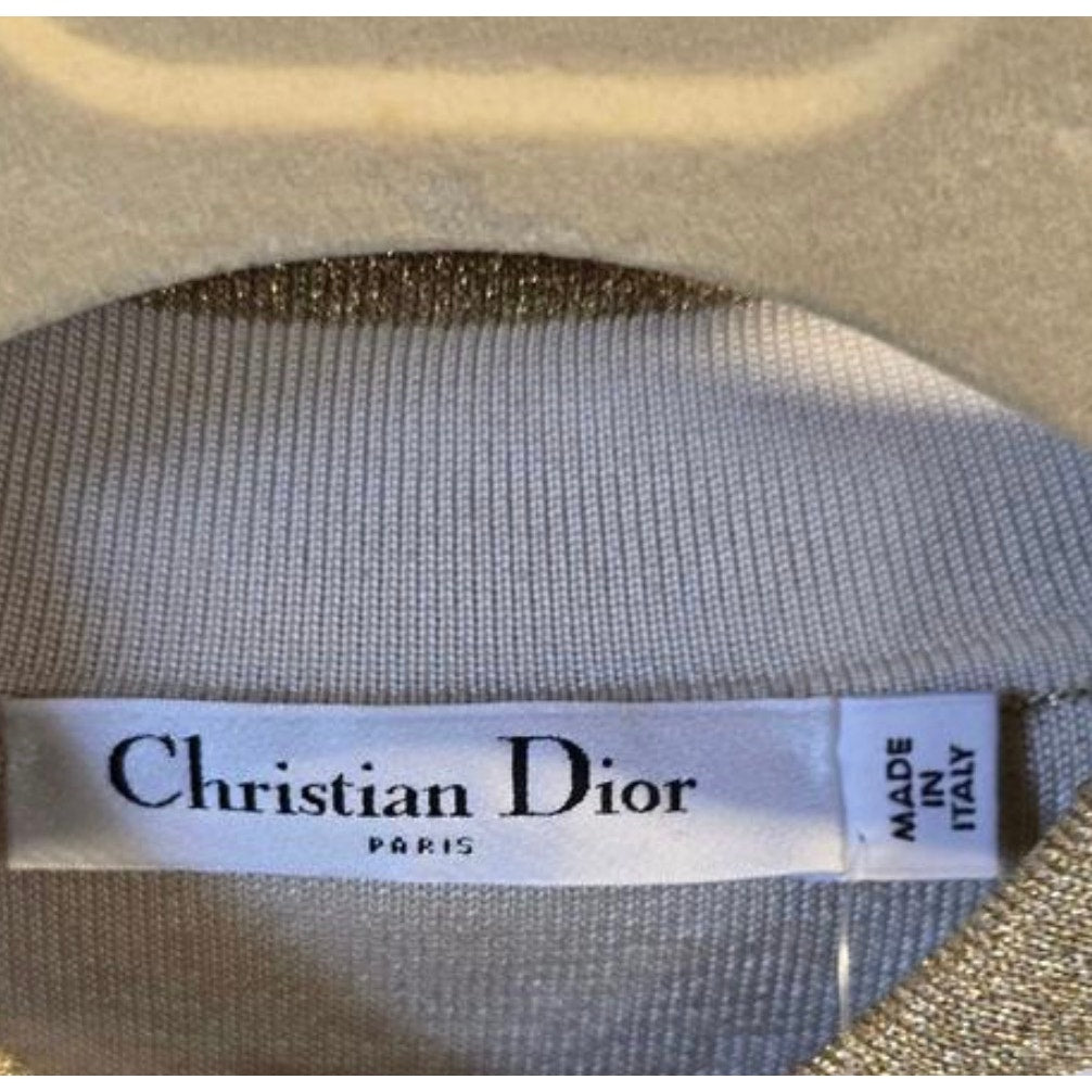 NWOT Christian Dior Gold-Tone Suit Sz.34 Pre-owned