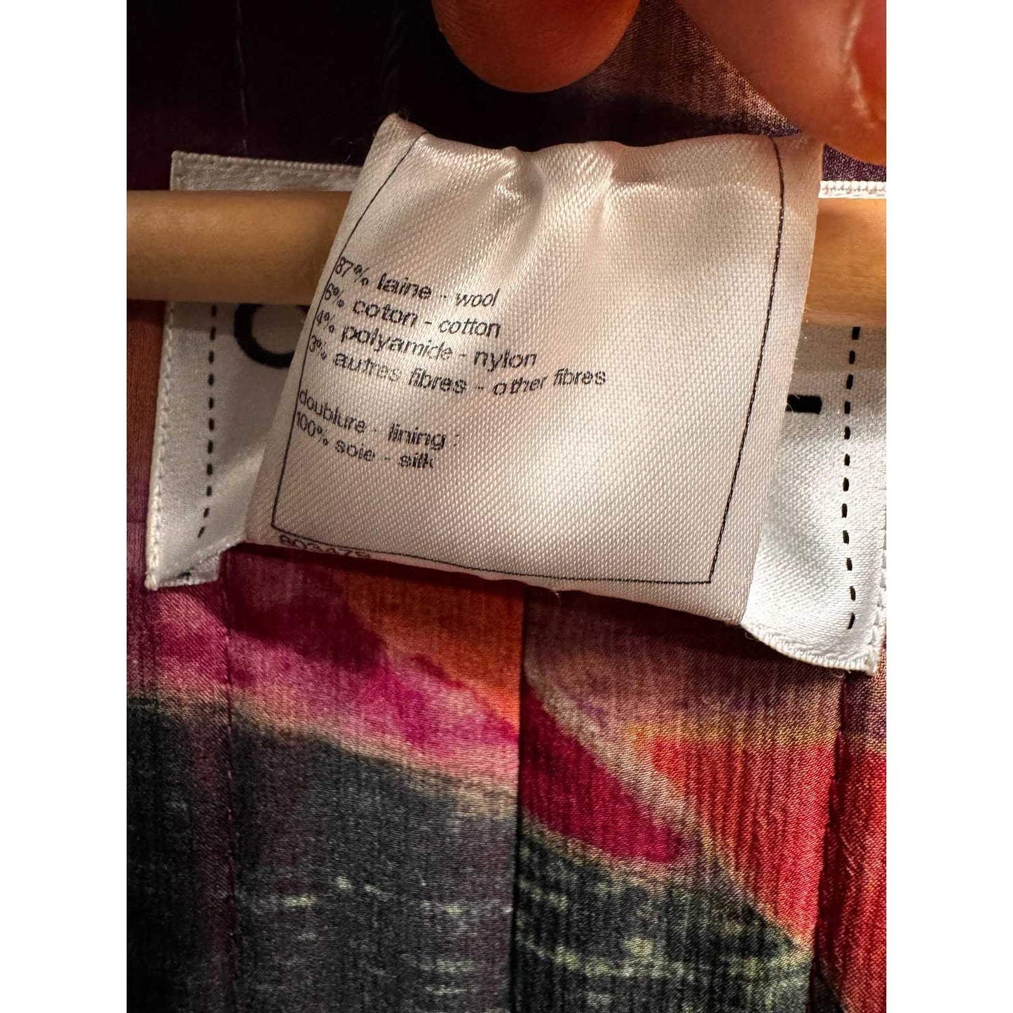 Chanel 2012 Tweed Coat Size FR44 Pre-owned