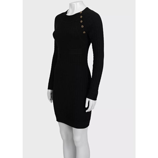 Chanel Black Fitted Dress Sz.36 Pre-owned