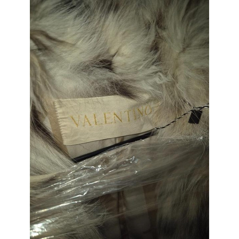 Valentino Cropped Coat with eather Sz.42 Pre-owned