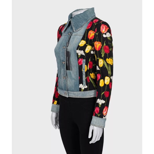 Dolce & Gabbana Floral Cotton Jacket IT38 XS Pre-owned