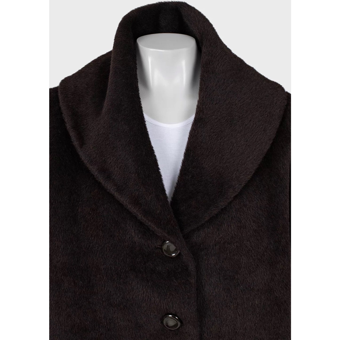 Max Mara Teddy Brown Wool Coat Sz.M Pre-owned
