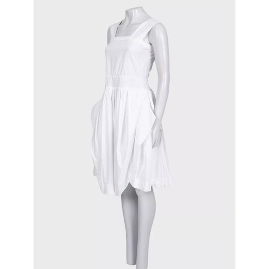 Vivienne Westwood White Vintage Button-Front Dress EU 40 L pre-owned