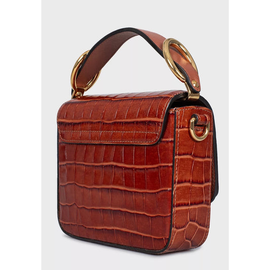 Chloe C Mini Crossbody Brown Leather Bag Pre-owned