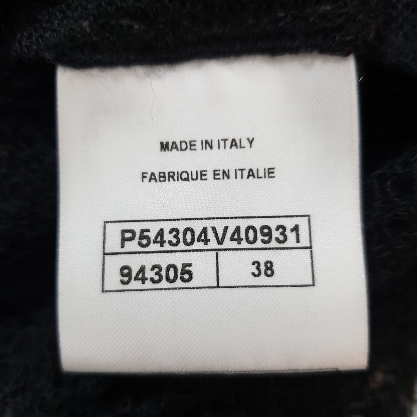 CHANEL COCO Button Rayon Cashmere Layered Lace Knit Tank Top Sz.38 pre-owned