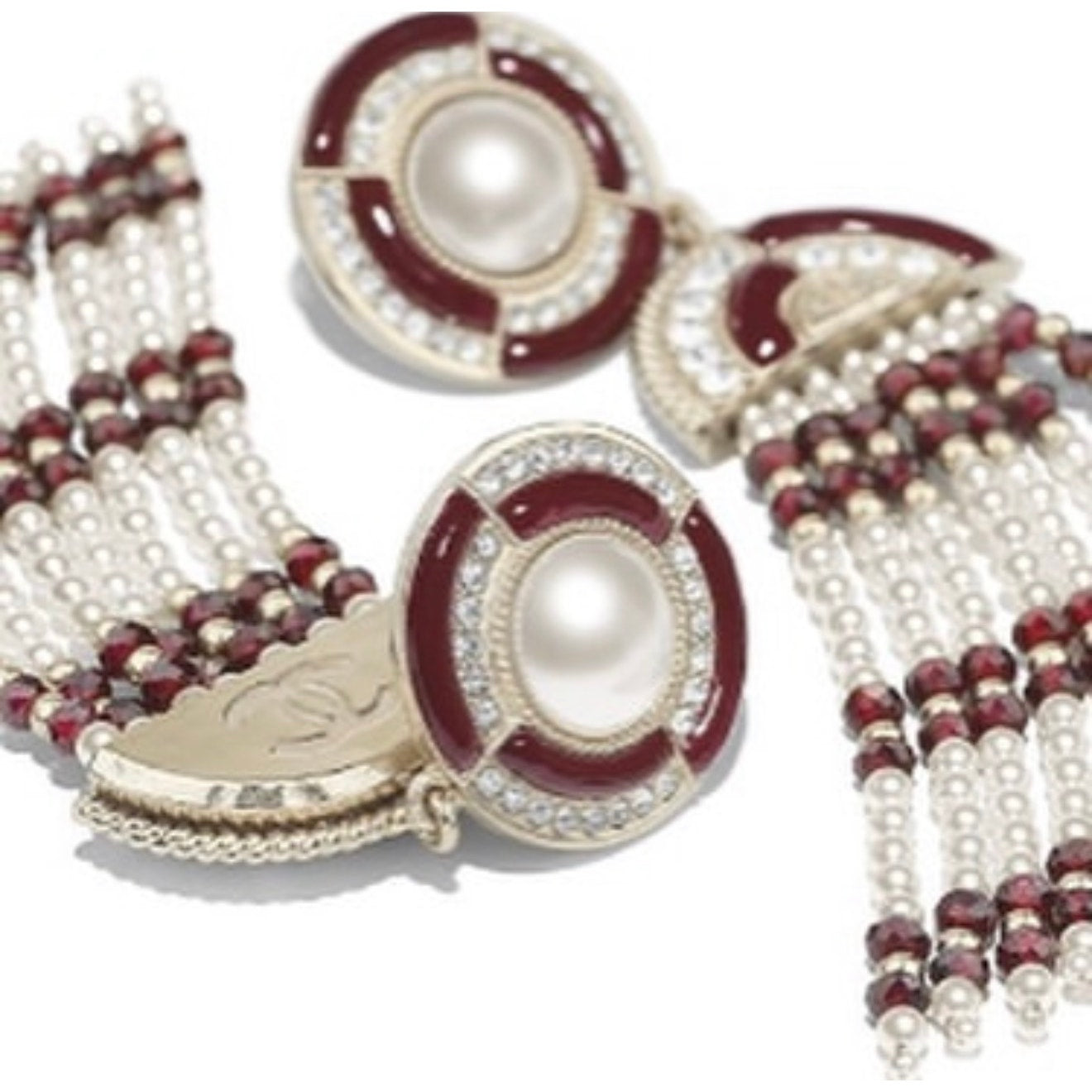 NWOT Chanel Pre-Fall 2019 Pearl Drop Earrings Pre-owned