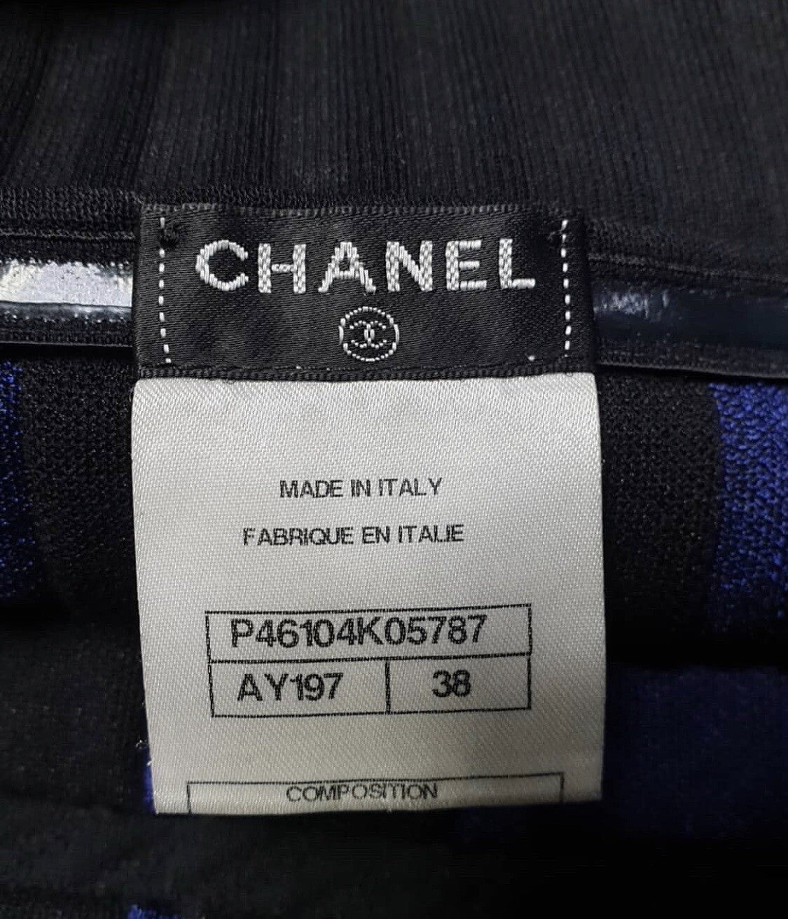 Chanel Multicoloured 2013 Geometric Checkered Cocktail Dress Sz.38