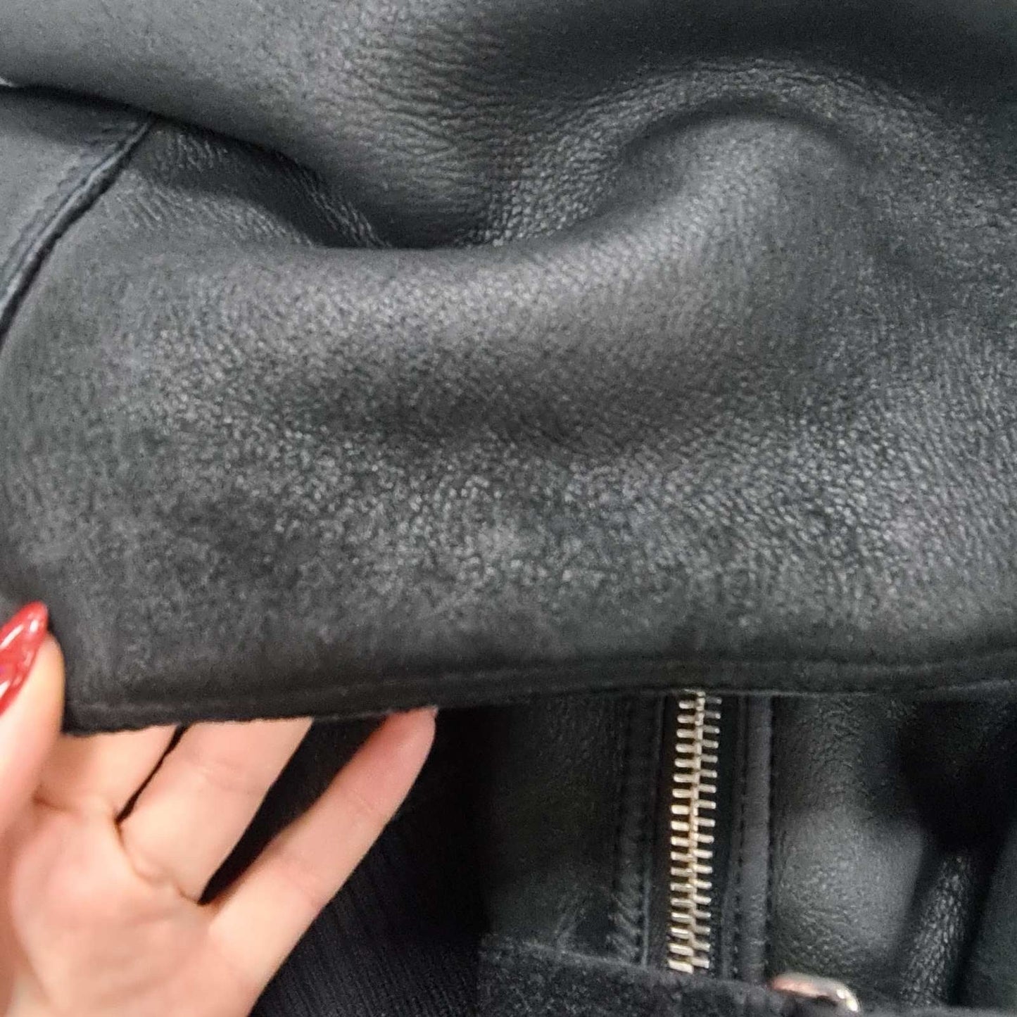 Dolce & Gabbana F/W 2003 Black Shearling Jacket Size 46 Pre-owned