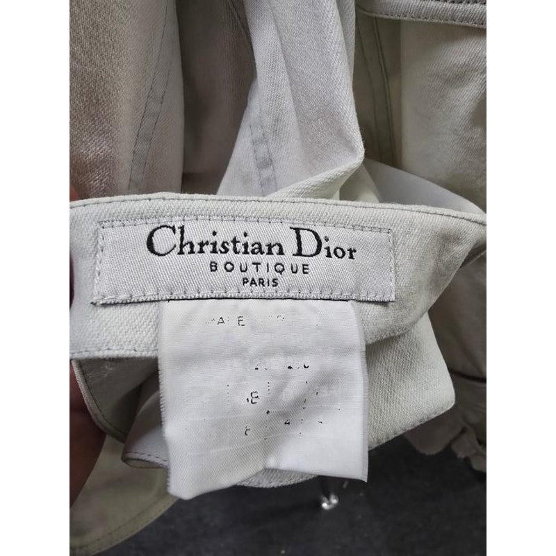 Christian Dior Structured White Jacket Skirt Suit Sz.M Pre-owned