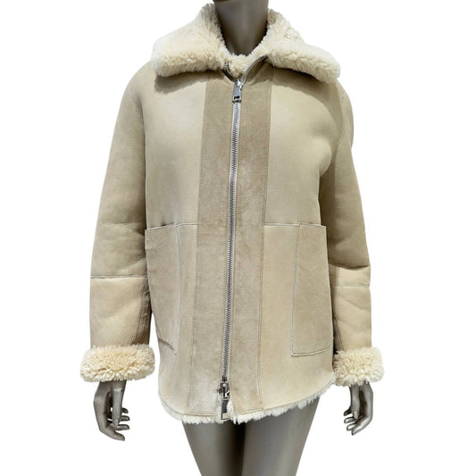 Bottega Veneta Luxurious 2-Way Shearling Jacket - Sz 38 Pre-owned