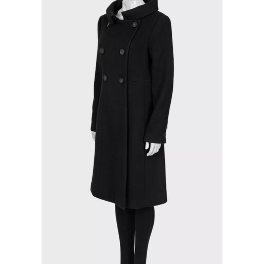 Chanel Black WooCC Logo Buttons l Coat  Size 42 Pre-owned
