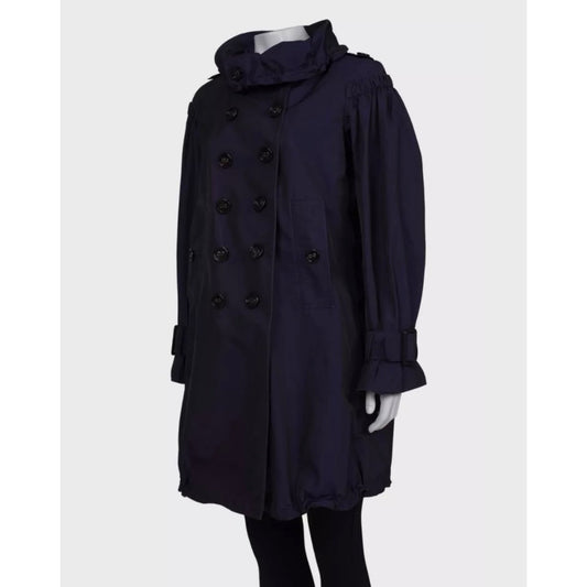 Burberry Purple Double-Breasted Coat IT42 M Pre-owned