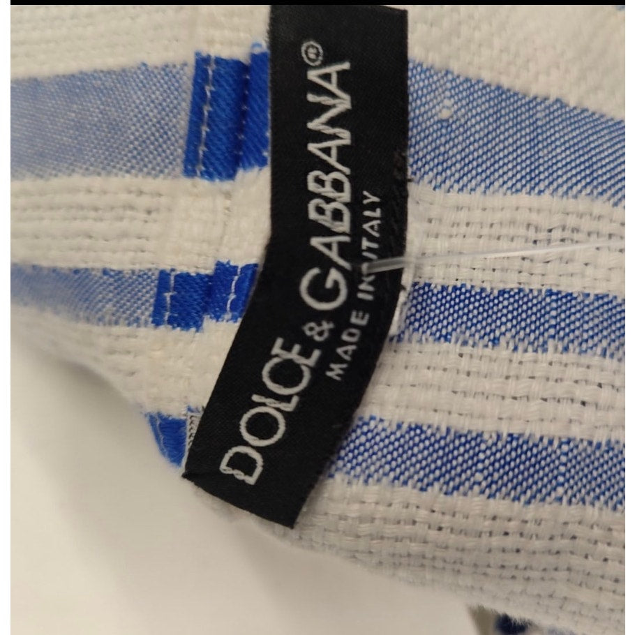 NWOT Dolce & Gabbana Chic Striped A-Line Mini Dress Sz.XS pre-owned