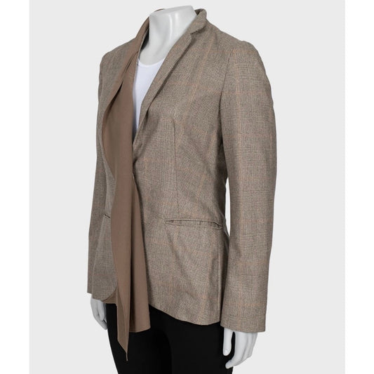 Brunello Cucinelli Brown Cashmere Jacket - Size 42 M Pre-owned