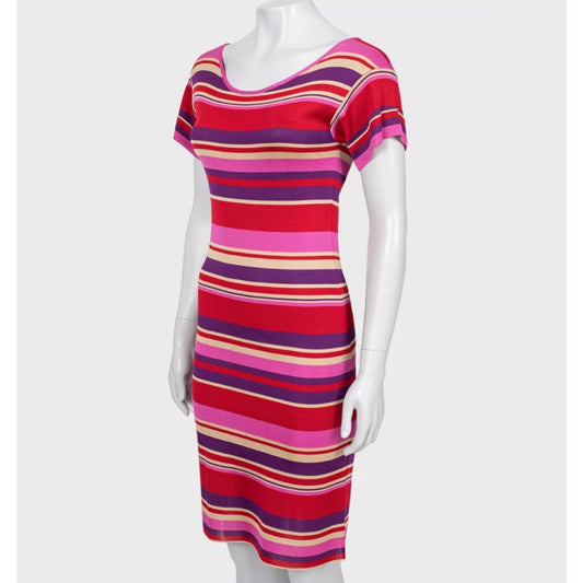 Christian Dior Striped Fitted Dress - Size XS (IT38) Pre-owned