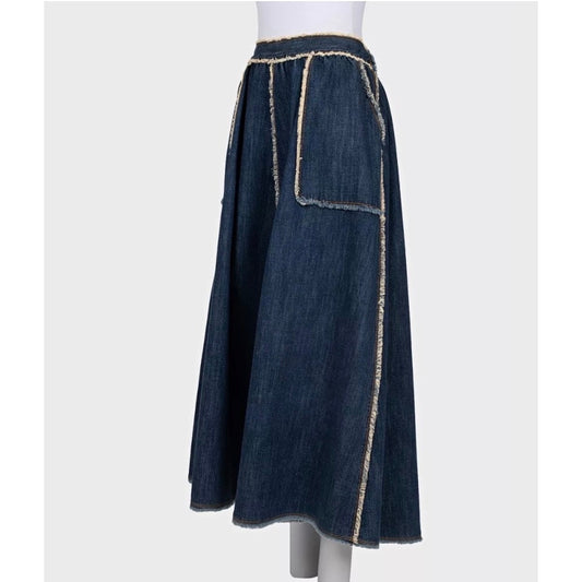 Christian Dior Denim Full Skirt - Size FR40 / L pre-owned
