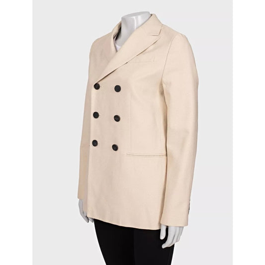 Christian Dior Beige Double-Breasted Jacket Size 36/S Pre-owed