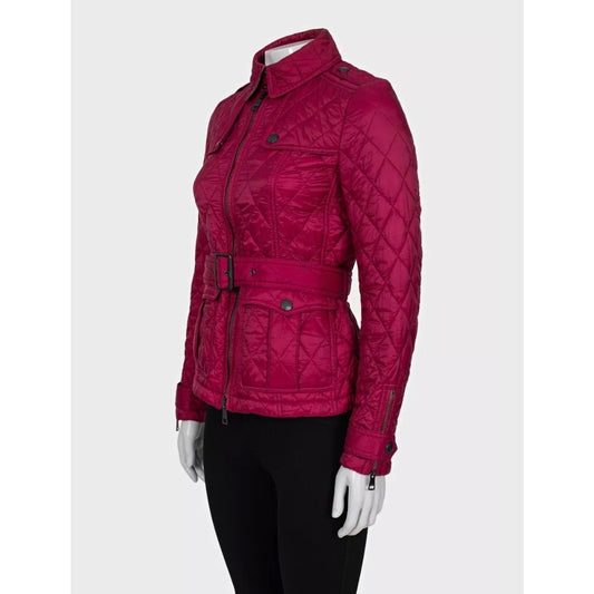 Burberry Brit Pink Fitted Jacket - Size XS pre-owned
