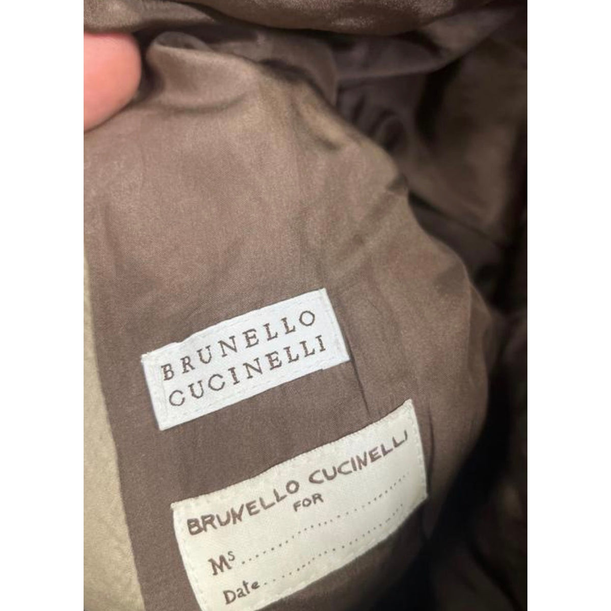 Brunello Cucinelli Brown Jacket IT 44 / L Pre-owned