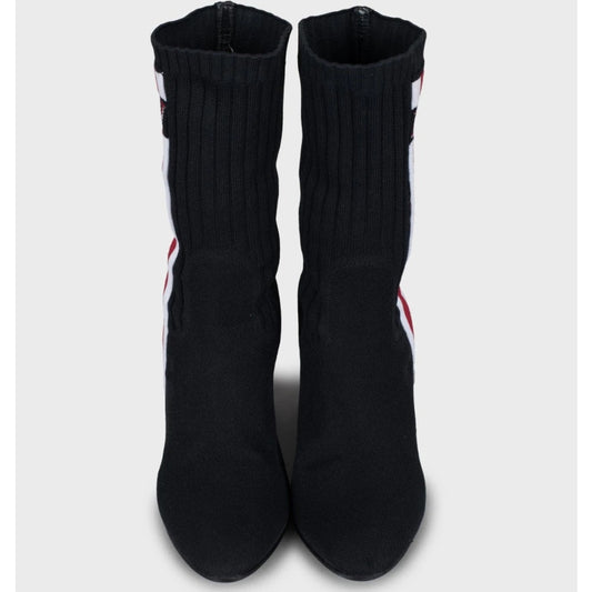 Louis Vuitton Black Textile Ankle Boots - Size 37.5 Pre-owned