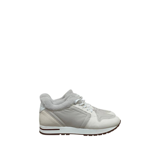 NWOB Loro Piana Luxe Faux Fur Trainers Size 38 Pre-owned